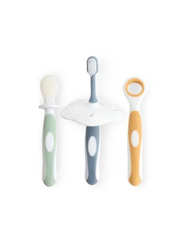 Set de higiene bucodental infantil de Saro – Dentífrico y cepillo - imagen 2