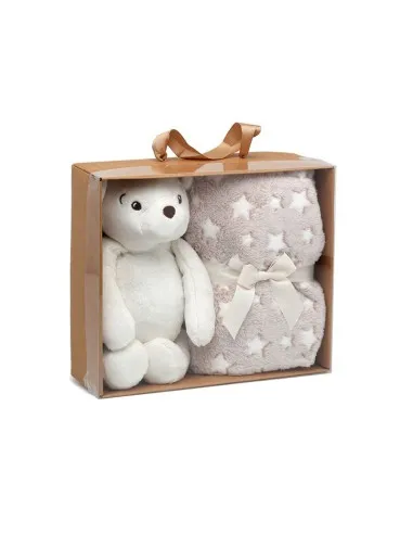 Osito de peluche Kiokids con mantita suave para niños - imagen 4