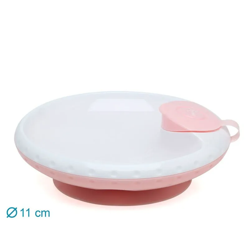 Kiokids Plato térmico con ventosa antideslizante para bebés - imagen 5