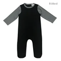 Rib black with grey