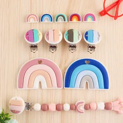Cuentas de silicona arcoíris para collar de bebé – DIY seguridad alimentaria