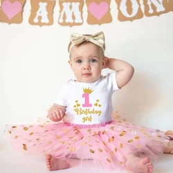 Vestido de fiesta rosa para niña con tul y volantes elegantes