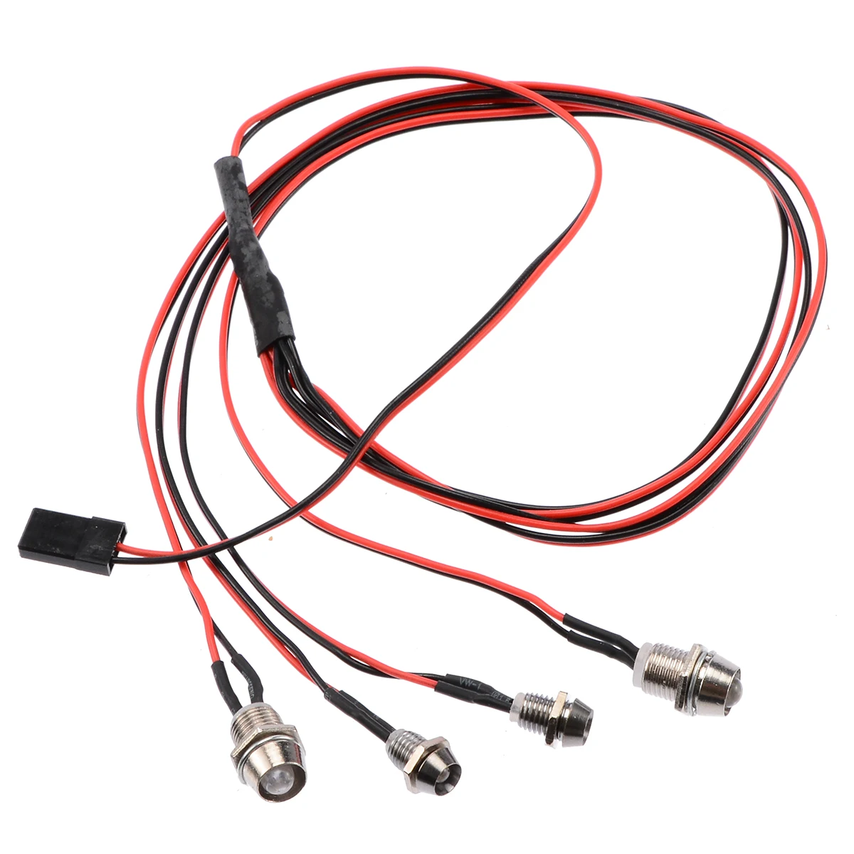 4Pcs RC Model Drift Car LED Night 5mm & 3mm Headlamps Headlights LED Light Remote Control Toys Accessories For RC Car