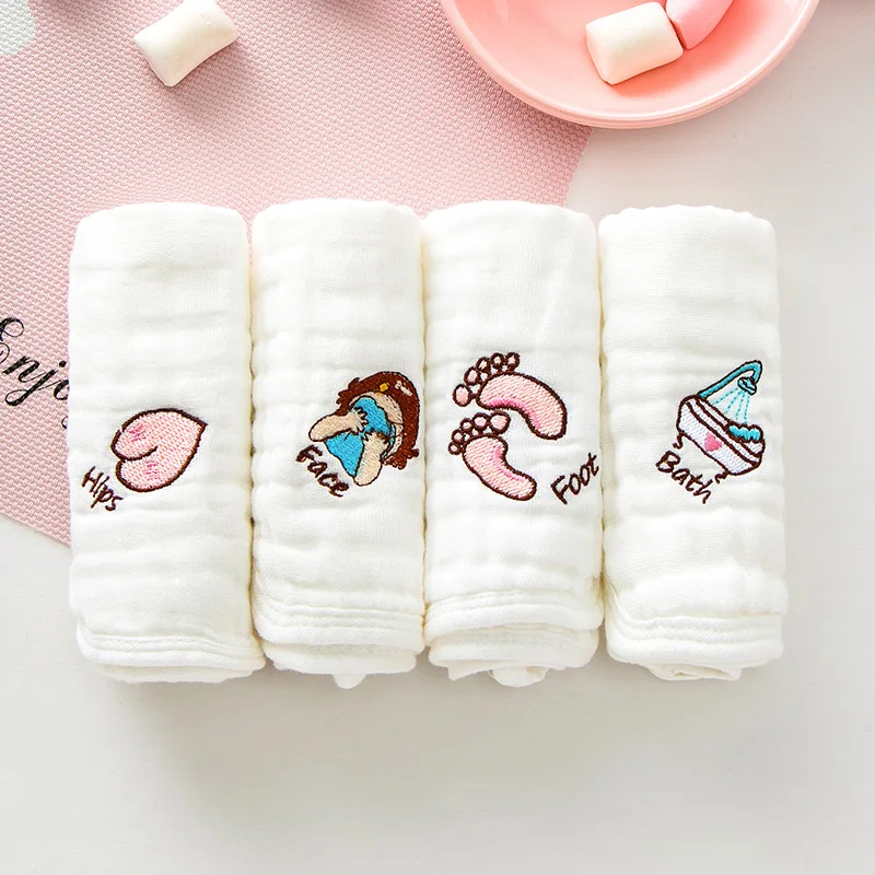 Toallas de bebé de algodón y gasa – Suaves y absorbentes - imagen 5