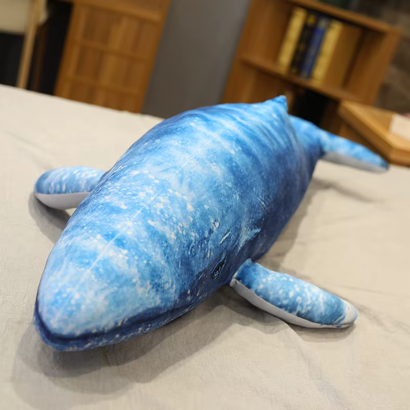 Peluche ballena azul suave para niños - imagen 3