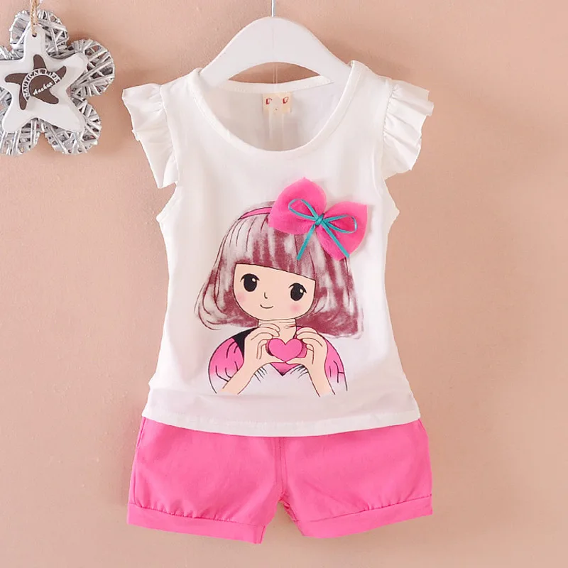 Conjunto verano niño: chaleco algodón con dibujos y pantalón corto - imagen 5