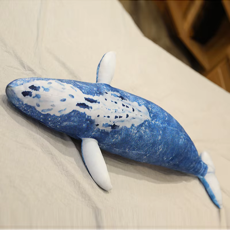 Peluche ballena azul suave para niños - imagen 2