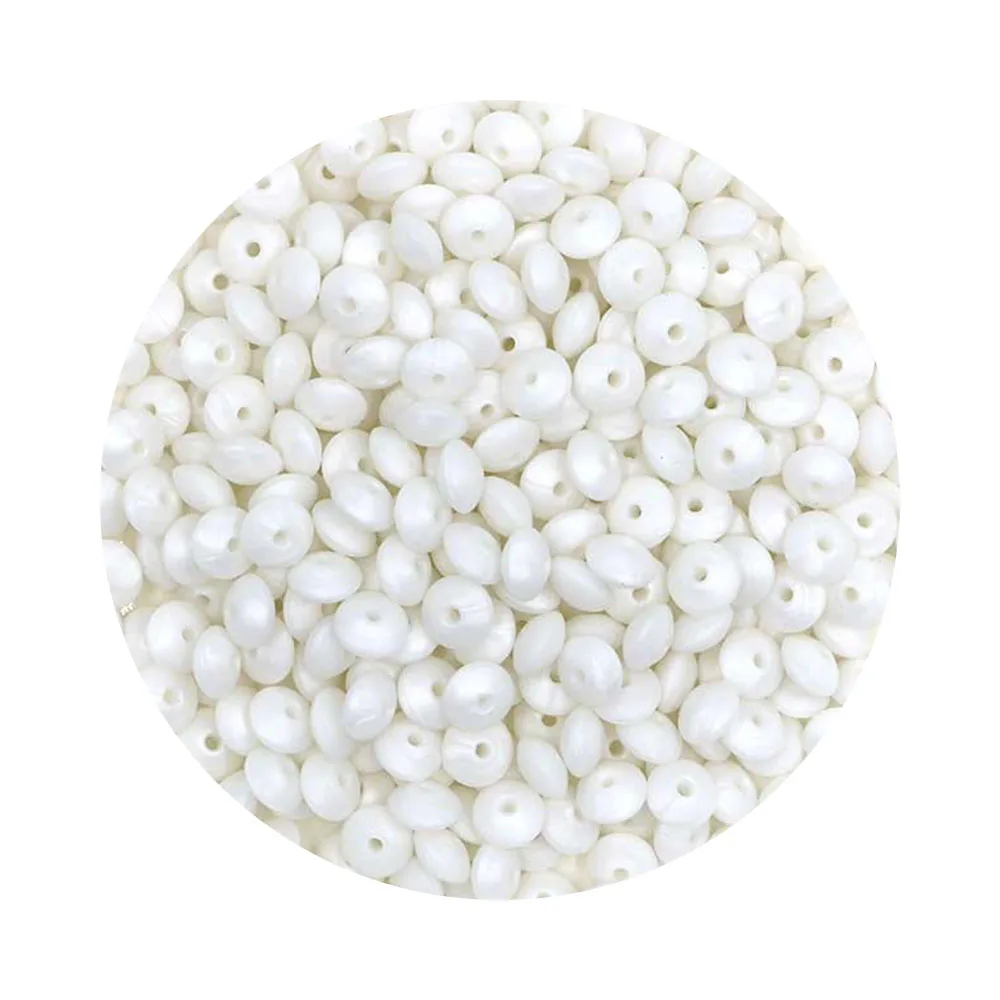 50pcs Metal white