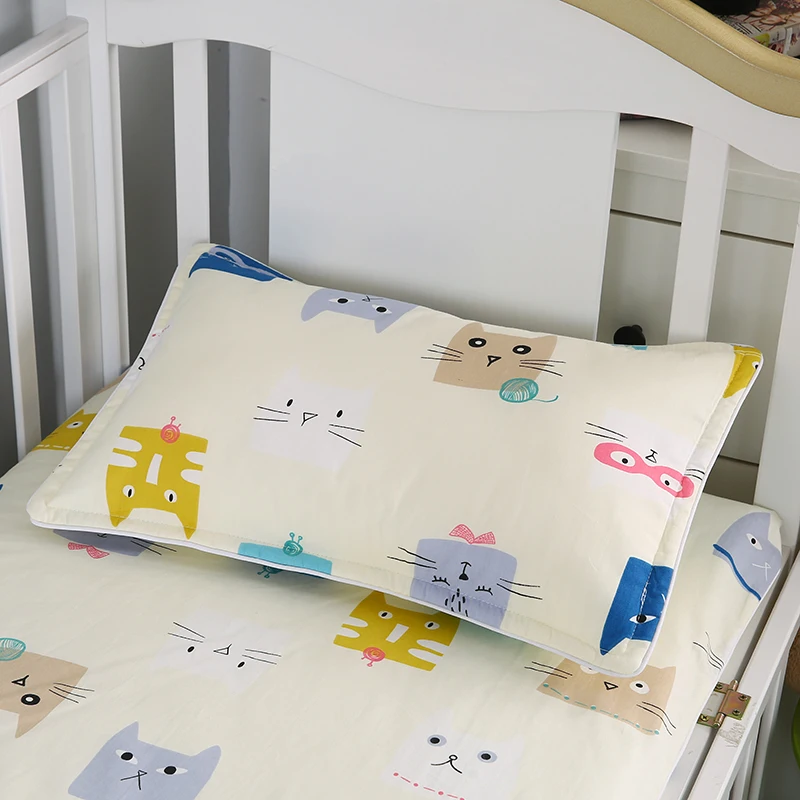 Funda almohada bebé algodón estampado animales suaves - imagen 2