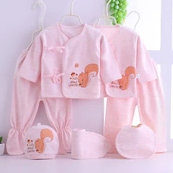 8 unids/set de ropa infantil de 0 a 3M, traje para bebé recién nacido, conjunto de ropa para bebé, conjunto de ropa para niños y niñas, traje térmico de algodón orgánico