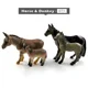 Horse and Donkey