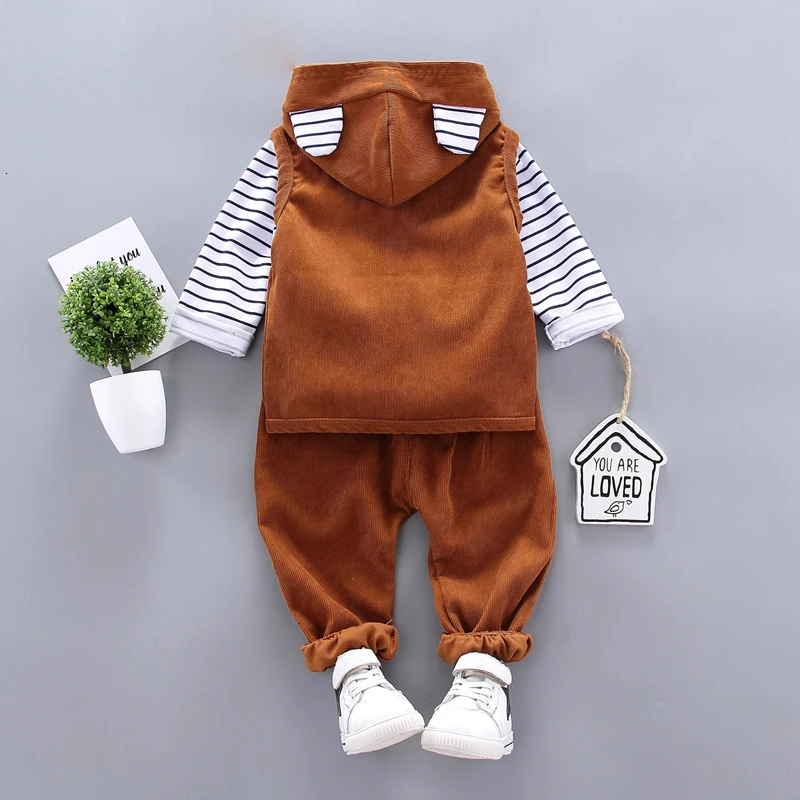 Chándal infantil con capucha – Conjunto deportivo primavera y otoño - imagen 3