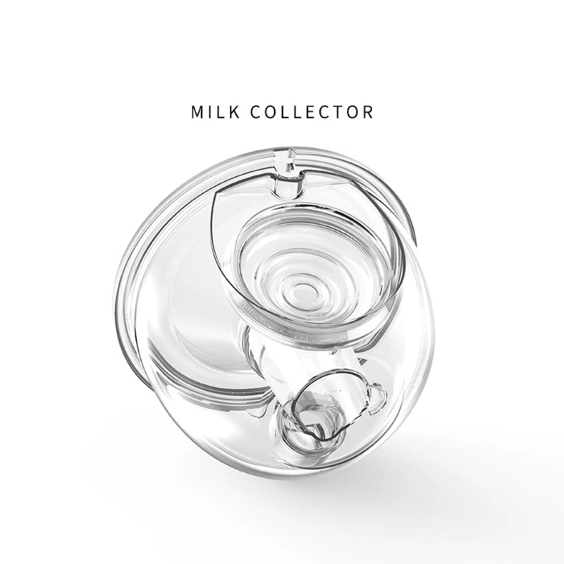 Un recolector de leche, que es un dispositivo utilizado para recolectar leche de vaca. Parece ser un recipiente transparente con una abertura en forma de embudo en la parte superior, diseñado para permitir que se vierta la leche. El recolector de leche se usa típicamente en granjas lecheras para recolectar leche de las vacas durante el ordeño.