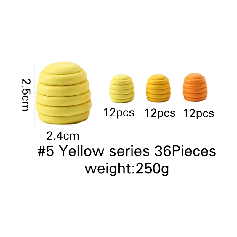 yellow series 36 pcs