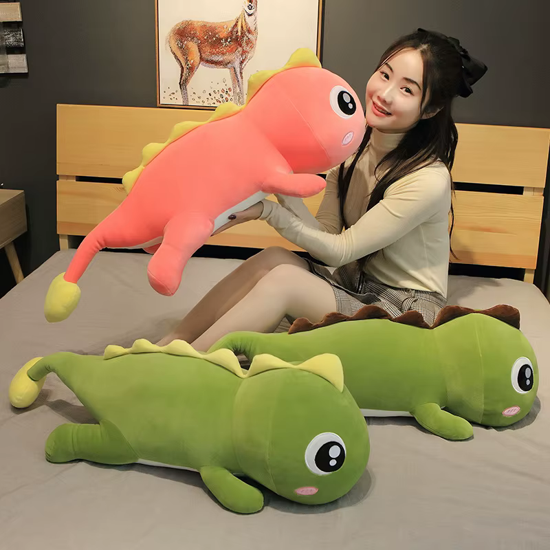 Peluche dinosaurio gigante almohada para dormir – Suave y largo - imagen 2