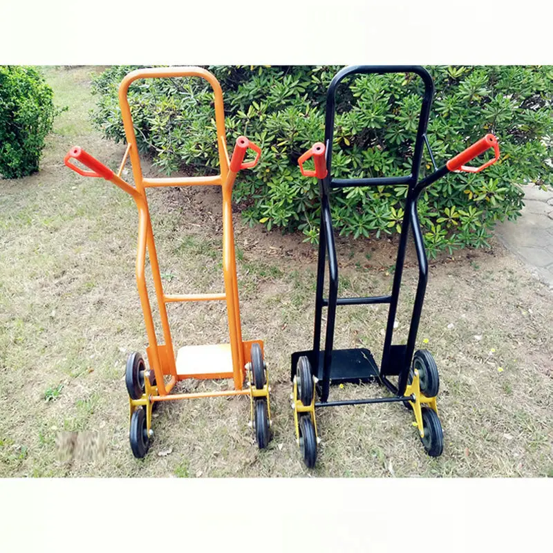 El camión de mano para escalador de escaleras de alta resistencia puede cargar 176 libras, carro con mango de doble agarre y ruedas de PU - imagen 2