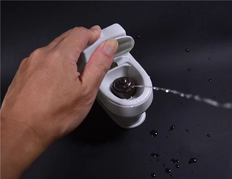 Mini juguetes antiestrés, broma divertida, chorro de agua, inodoro, Closestool, broma, mordaza, P31B - imagen 4