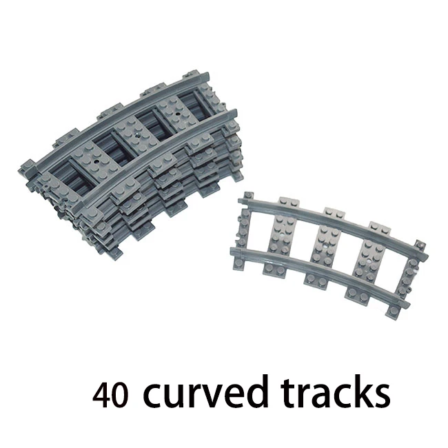 40 curved rails