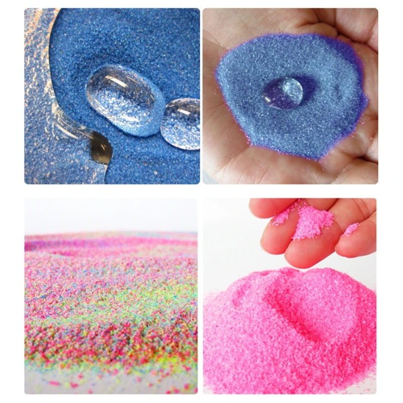 50g no mojado magia arena niños DIY juguetes hechos a mano de no-tóxicos arena espacio educativo juguete para niños regalos - imagen 5