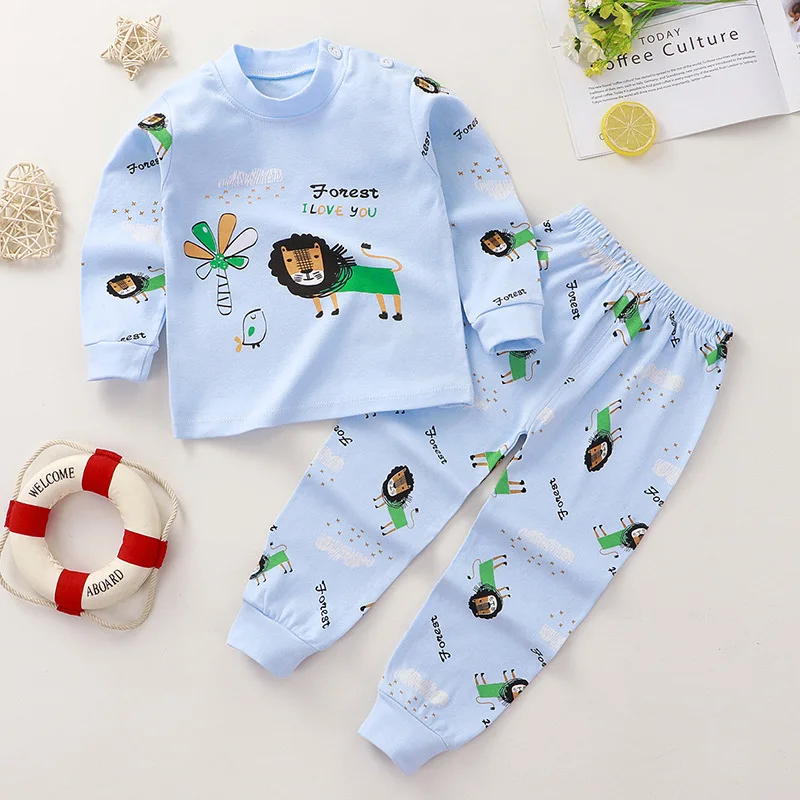 Pijama de manga larga para niños y niñas, conjuntos pijamas Navidades, ropa de dormir de invierno - imagen 2