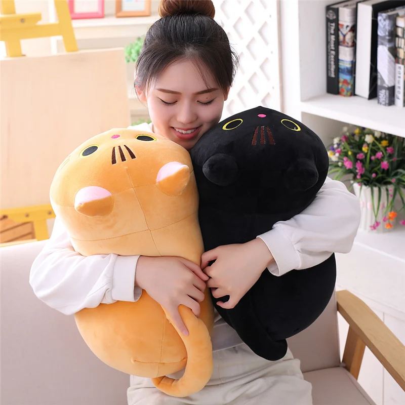 Cojín gato para niños – Peluche largo, suave y mullido para sofá - imagen 3