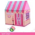 tent with mat