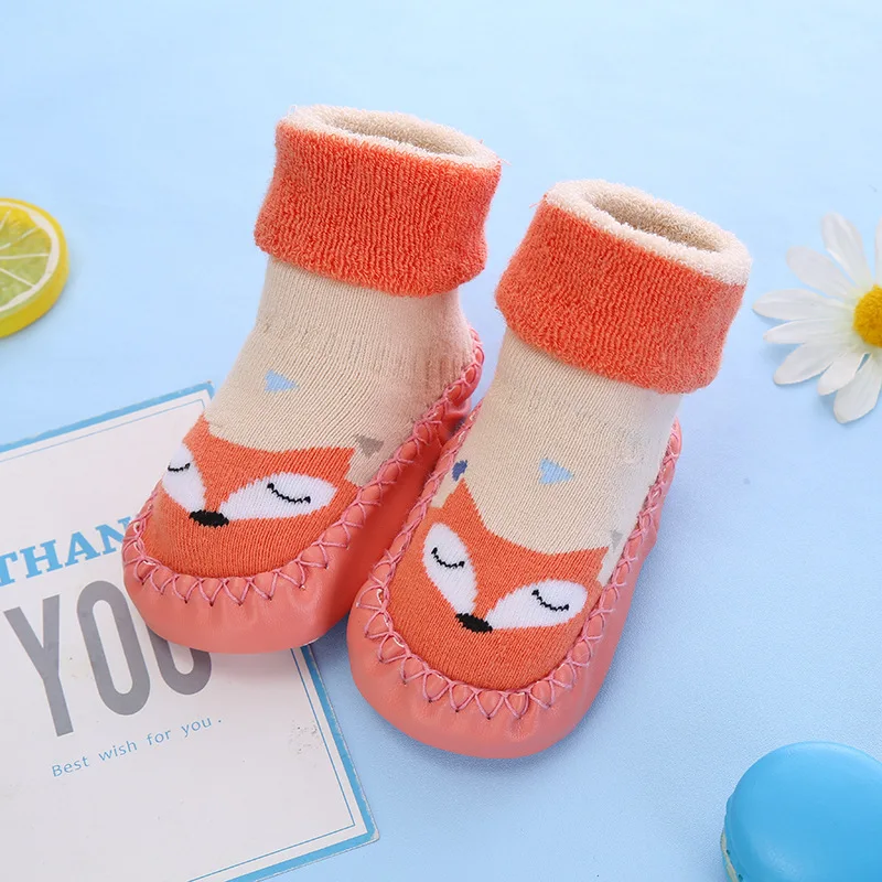 Orange Fox Socks
