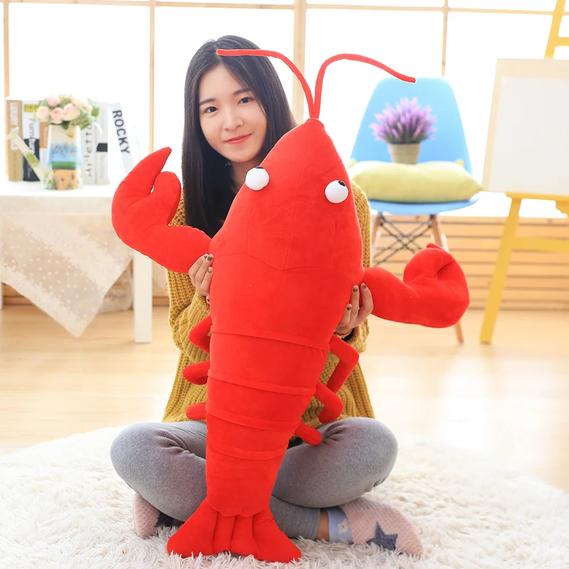 Peluche de langosta gigante – Animal marino relleno suave - imagen 5