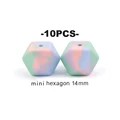 10pcs mini hexagon