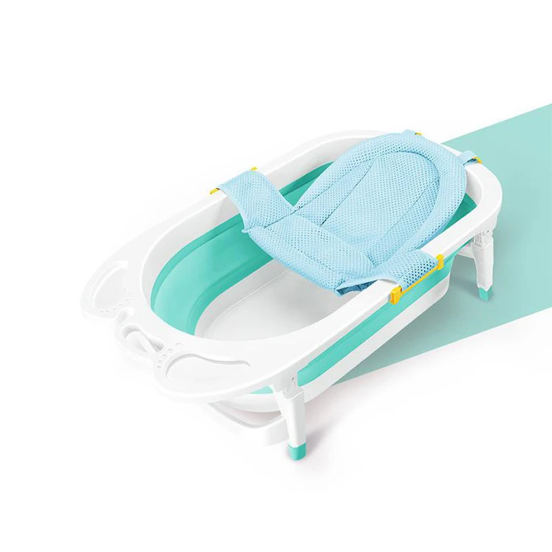 QWZ Red de baño para bebé, soporte de seguridad para bañera, cuidado de ducha para niños, red de seguridad ajustable para recién nacidos, malla de eslinga para cuna, baño infantil - imagen 4
