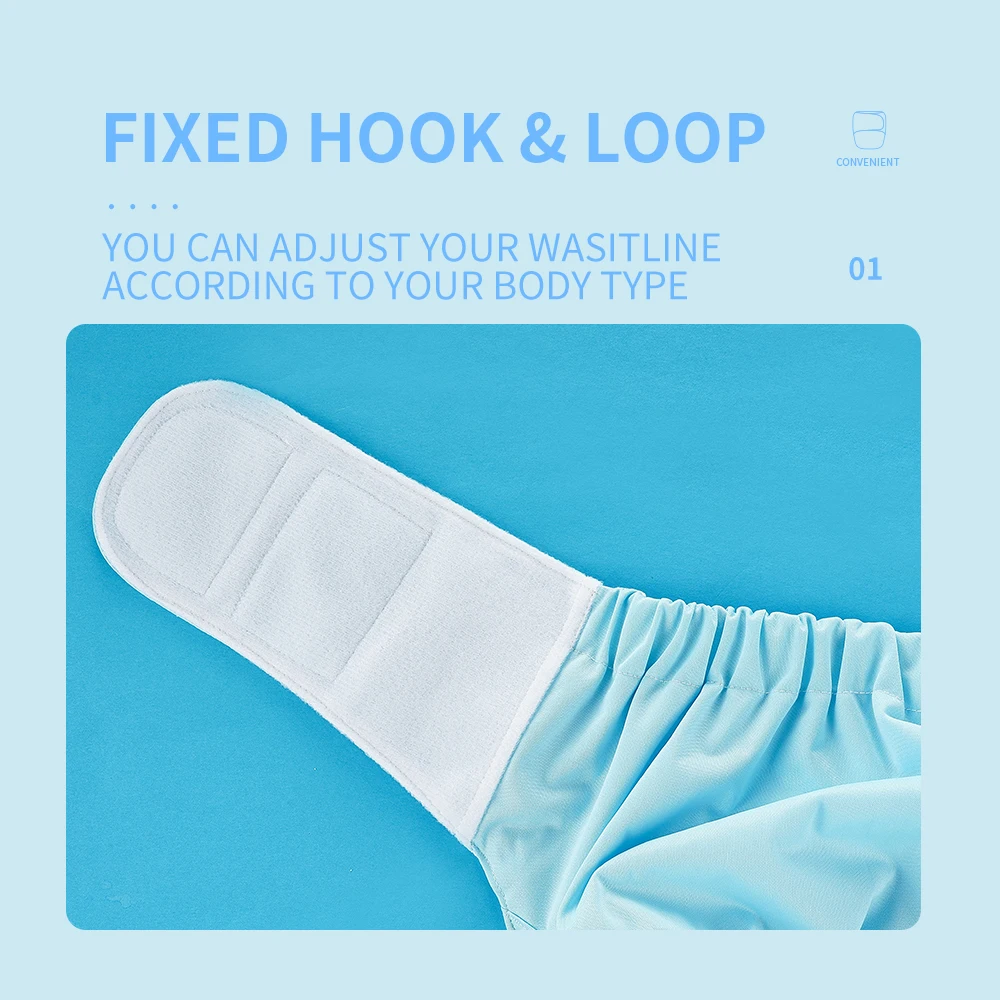 HappyFlute pañal de tela impermeable Extra grande para niños y adultos