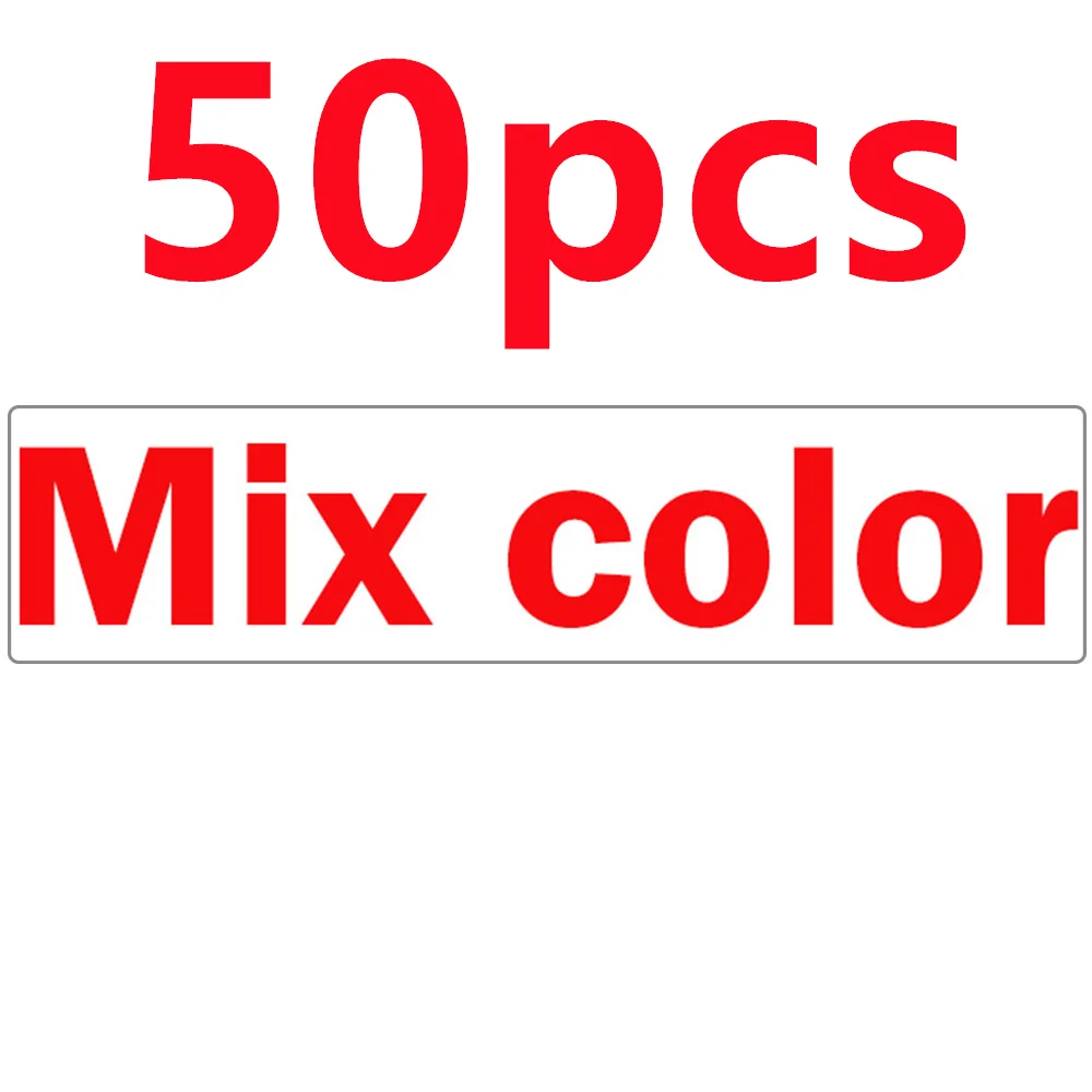 50pcs mix color