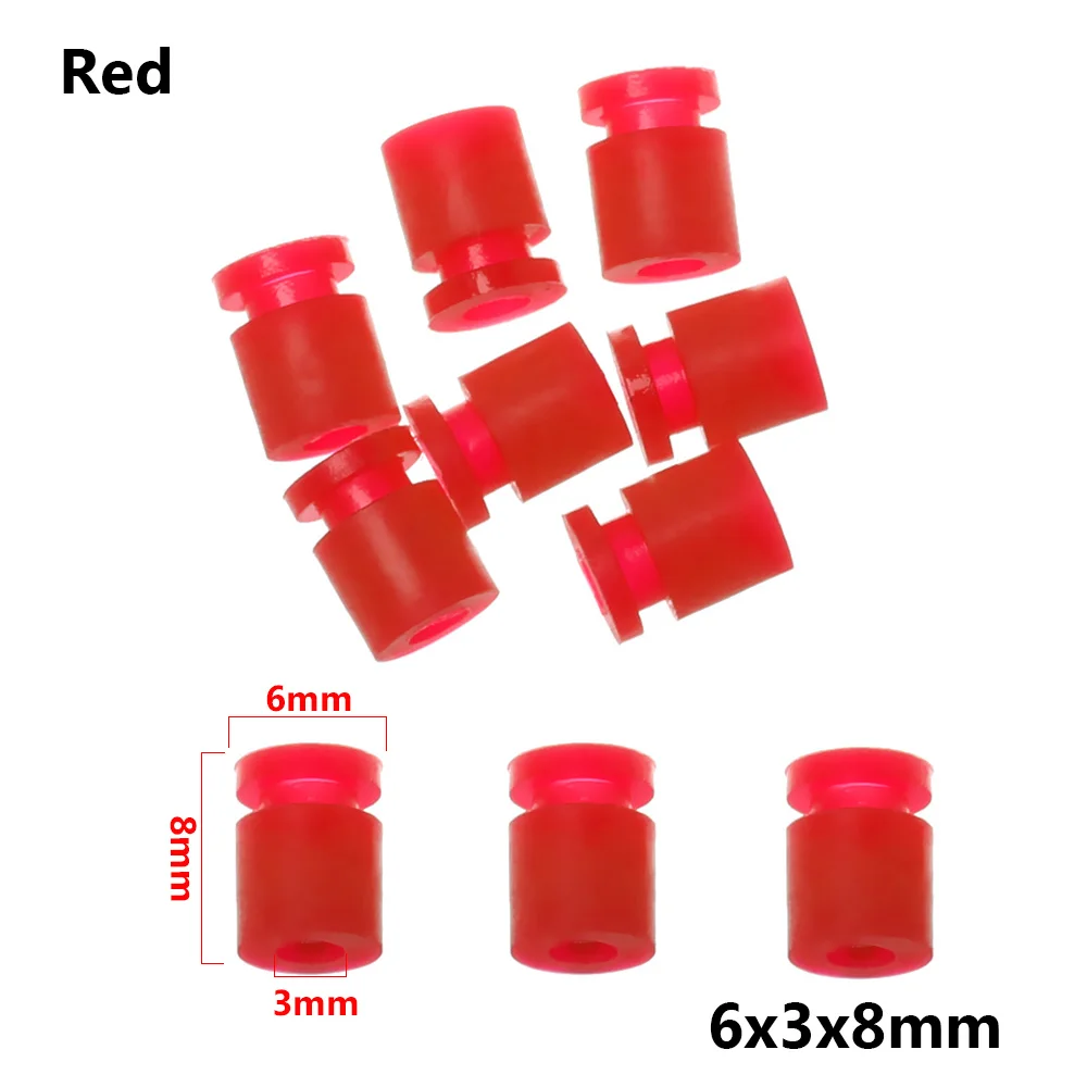 Red 6x3x8mm