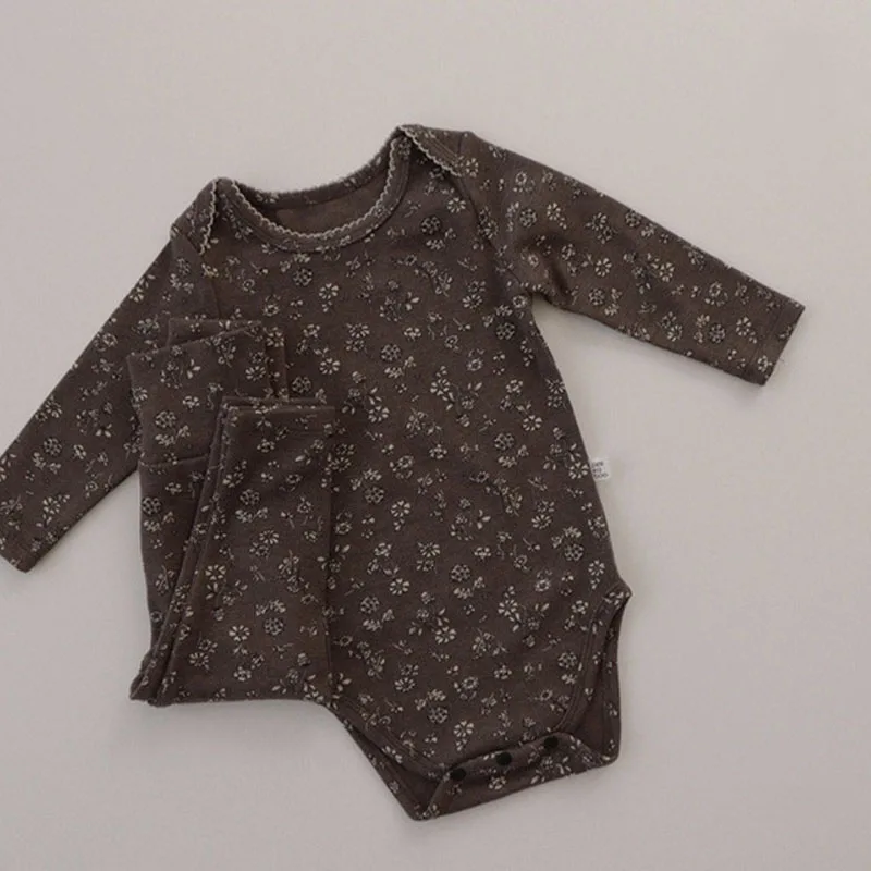 brown bodysuit set