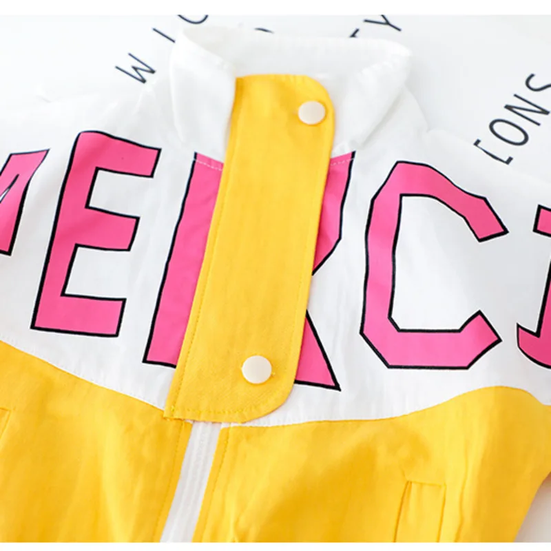 Conjunto chándal infantil de algodón con letras – Chaqueta y pantalón - imagen 5