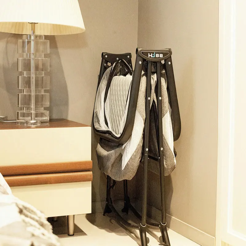 Cuna plegable para recién nacidos, can mitad tumbada, moisés de viaje con tienda extraíble, cama central portátil para guardería de bebé - imagen 5