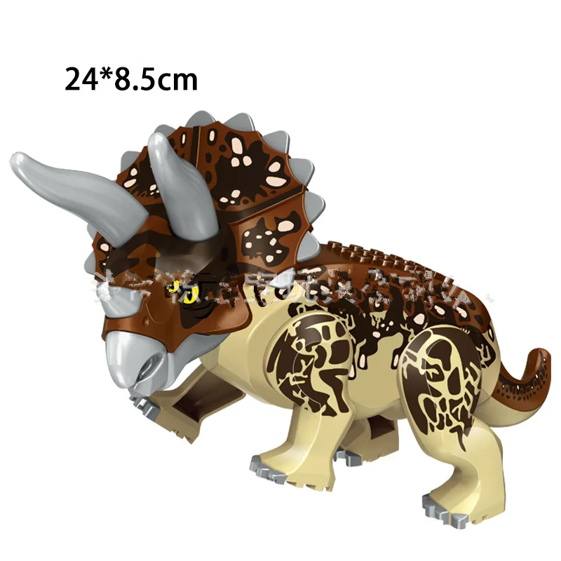 Juego de construcción dinosaurios T-Rex y Velociraptor para niños - imagen 5