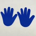 Blue Hand 2Pcs