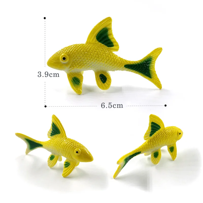 Figurita Kawaii de peces dorados, Micro paisaje, decoración del hogar, adorno de jardín en miniatura, bonsái, accesorios de decoración modernos - imagen 4