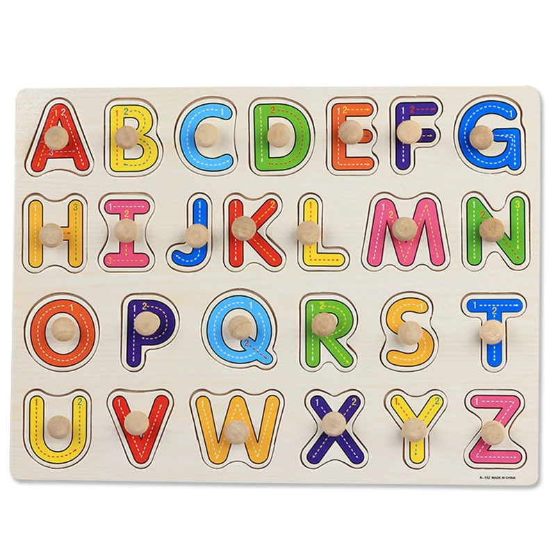 Puzzle Montessori de madera 3D – Animales y frutas para bebés - imagen 5