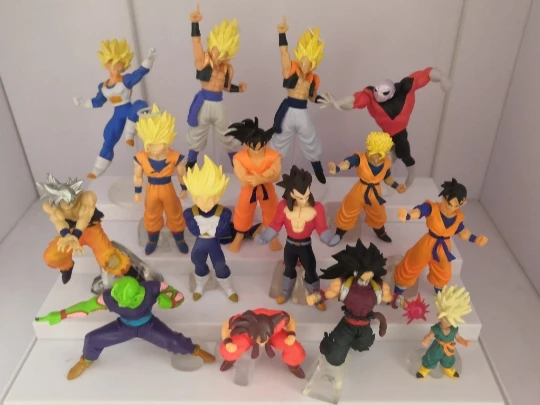 Bandai-figuras de acción de Dragon Ball, Son Goku, vegajv, Vegetto, Piccdo, HG, Gacha, colección de juguetes, regalo para fanáticos - imagen 2
