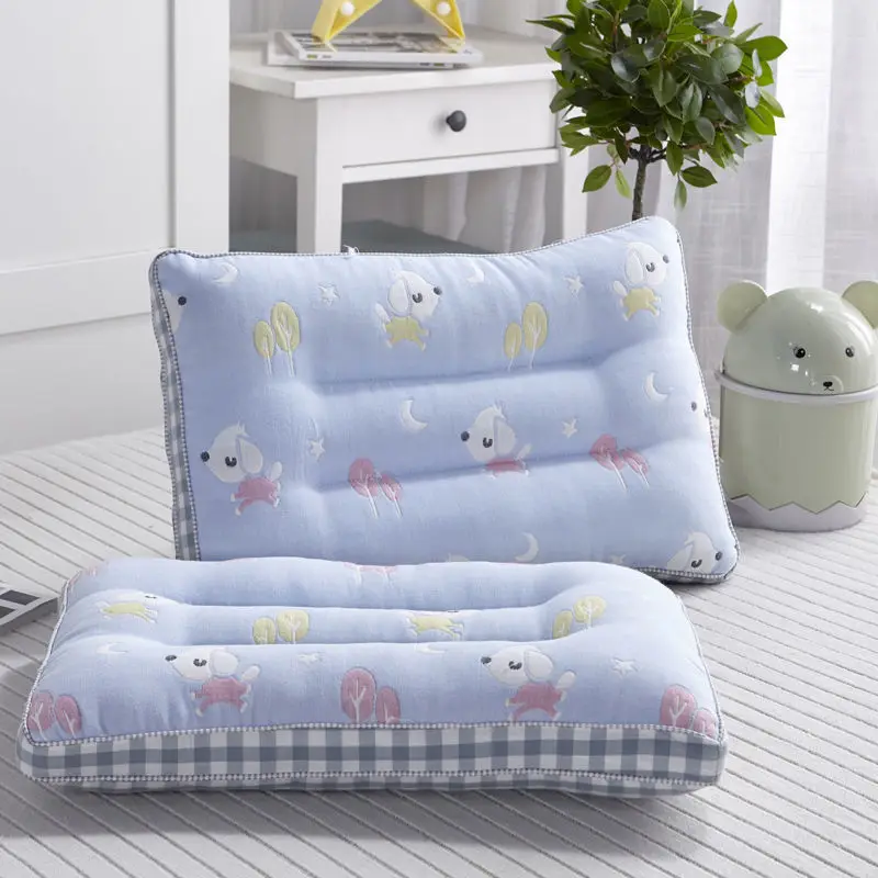 Almohada de soporte para bebé algodón transpirable estampado cachorro