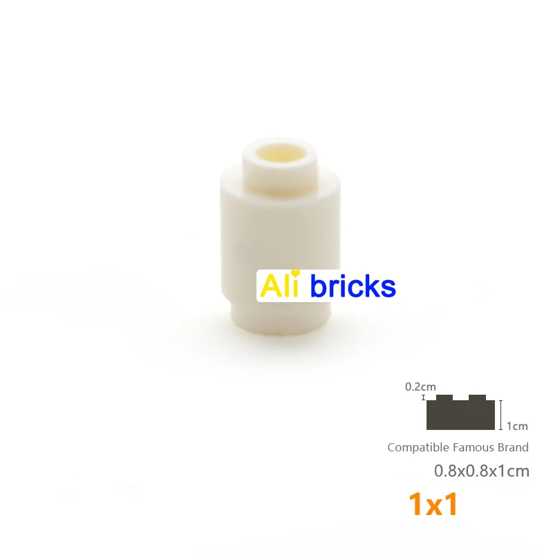 50pcs white
