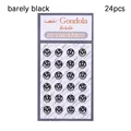 24pcs Barely Black