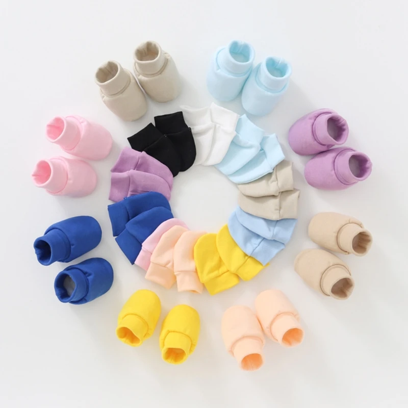 Set completo de manoplas y fundas para bebé