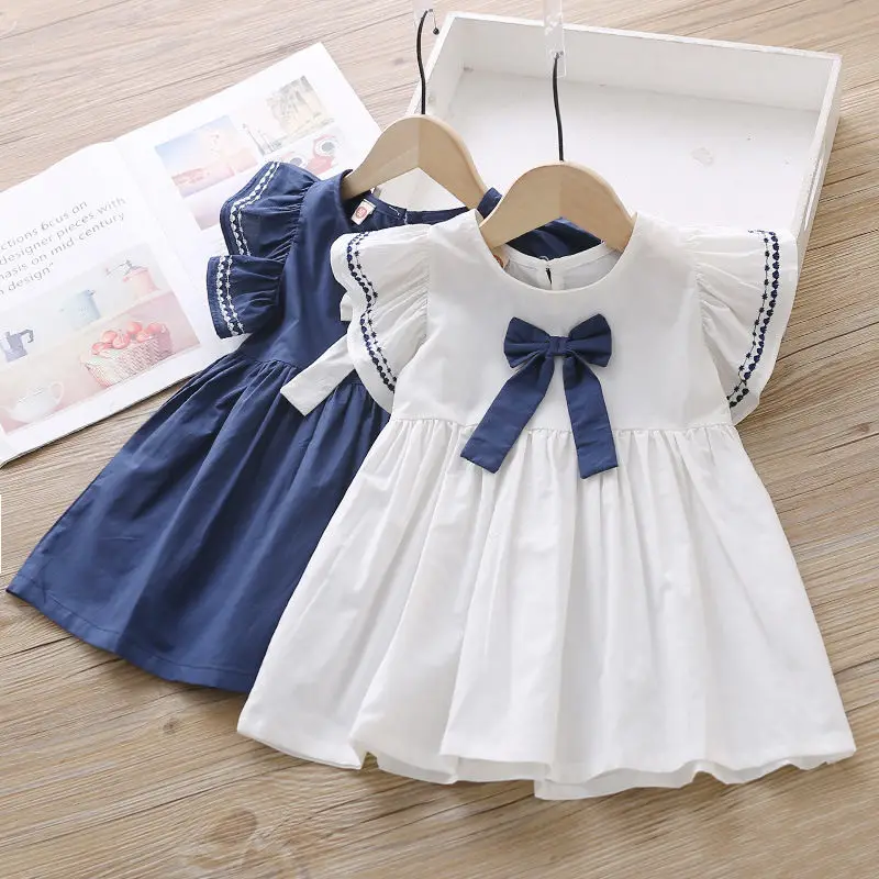 Vestido informal de princesa para niña, trajes bonitos para niña de 1 a 5 años, novedad de 2024