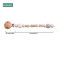 Gray Pacifier Chain