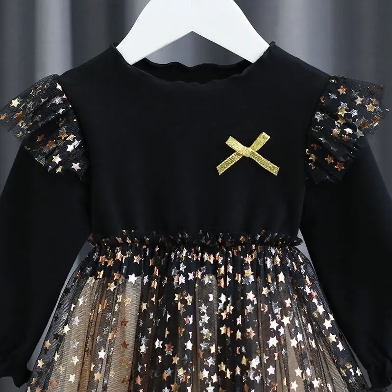 Vestido princesa niña tutú algodón gasa estrellas primavera verano - imagen 5