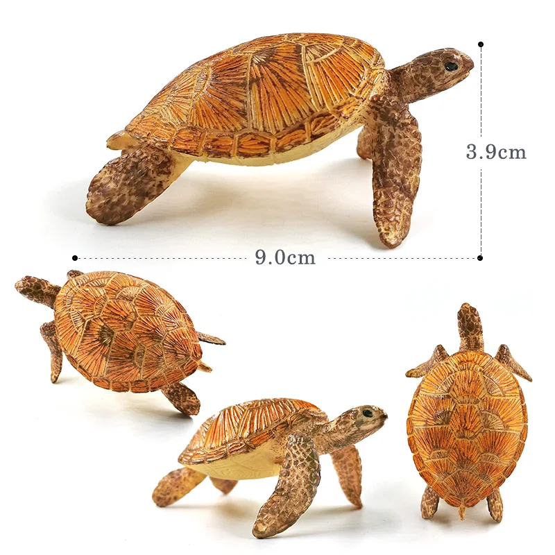 Esmalte ballena, tigre, tiburón, morsa, mar, León, tortuga, delfín, modelo de estatuilla, decoración del hogar, accesorios de decoración de jardín de hadas en miniatura - imagen 4