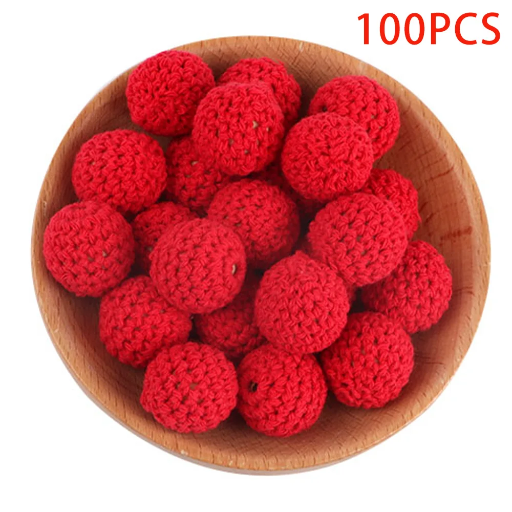 100Pcs Red